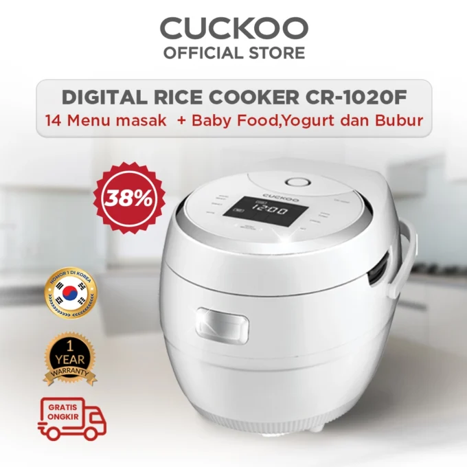 digital rice cooker cr1020f white