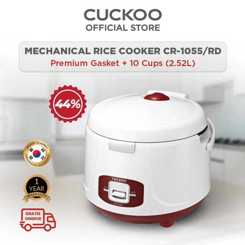 mechanical rice cooker cr1055rd red